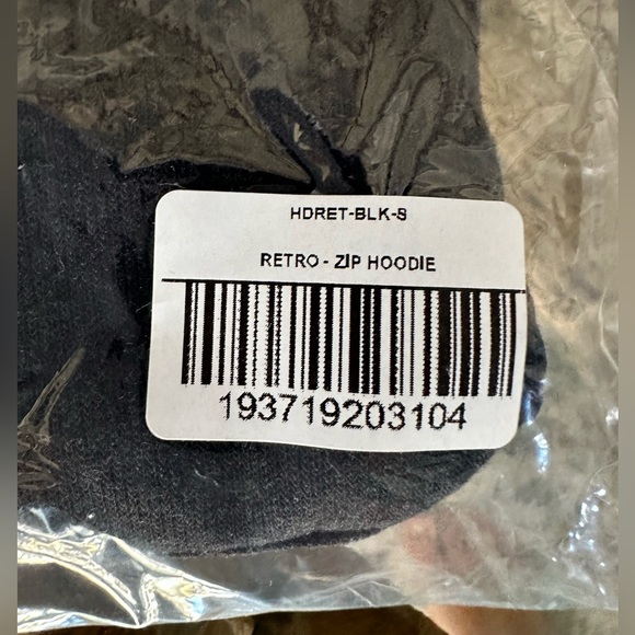 ‼️RARE‼️ 🎸AVIATOR NATION🎸6 Stripe Retro Black hoodie✨size S✨ - Picture 4 of 13